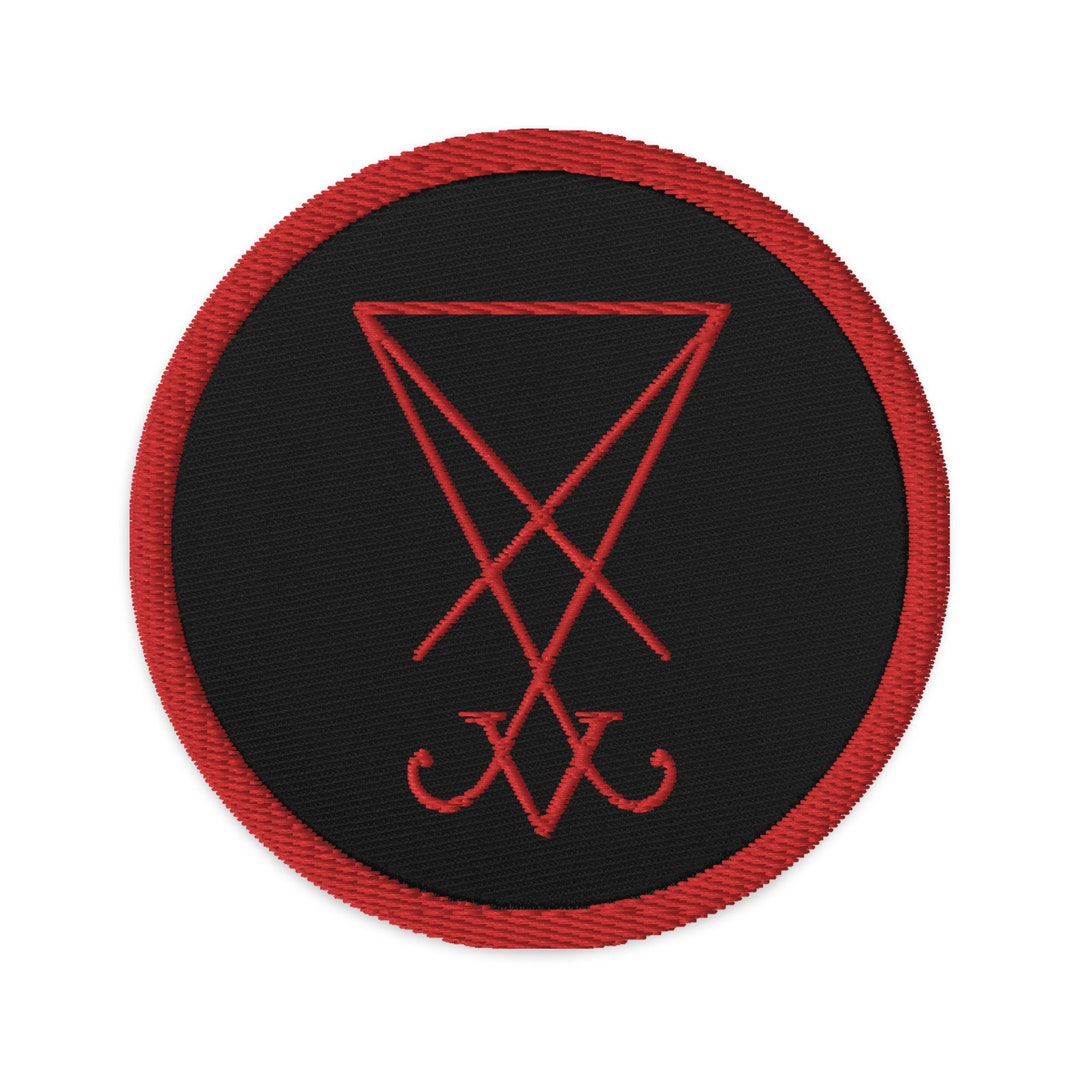 Lucifer Back Patch Sigil of Lucifer Embroidered Patch | Red & Black - Etsy