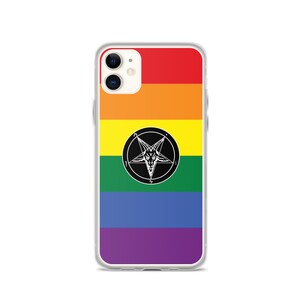 Baphomet Sigil iPhone Case | Rainbow Pride