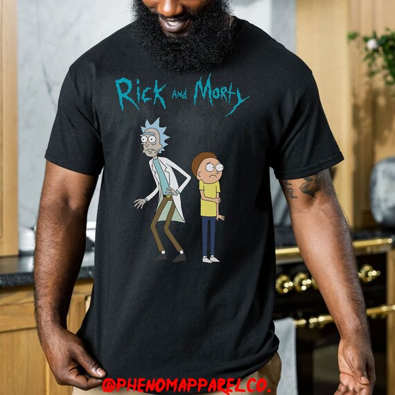 Rick \u0026 Morty Tshirt Graphic Tee Adult 