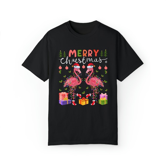 Merry Christmas Flamingo T-Shirt