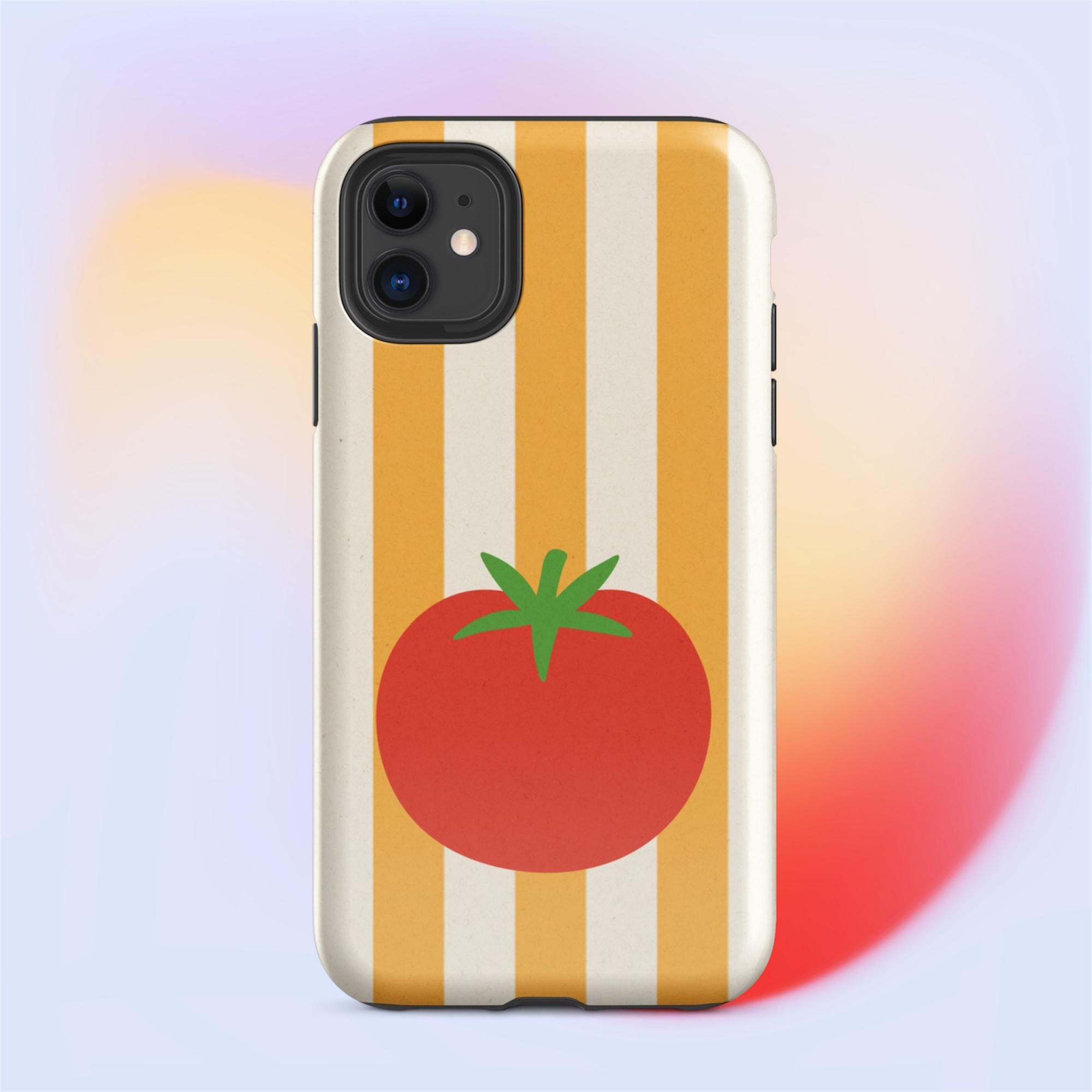 Red Garden Tomato With Yellow Stripes Tough iPhone Case - Etsy