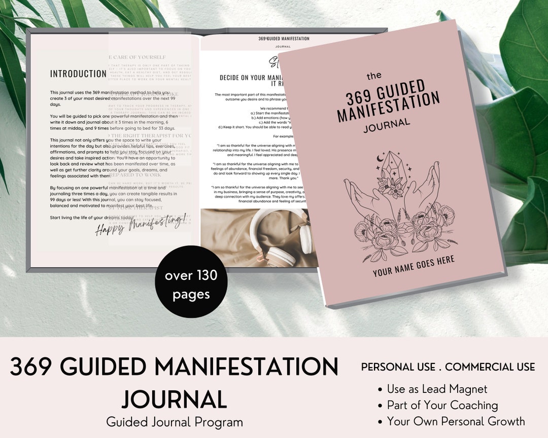 369 Manifestation Journal Template - Coaching Business Resources, Law ...