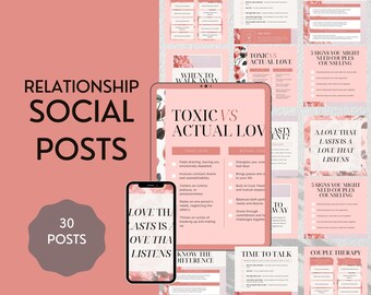 Relationship Instagram Templates | Relationship Content Ideas
