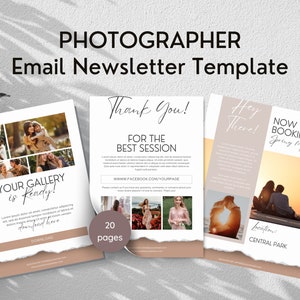 Photographer Newsletter and Email Templates | Photo Email Done-for-You Content