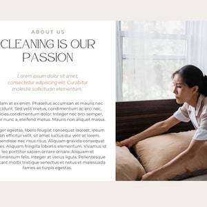 Cleaning Website Canva