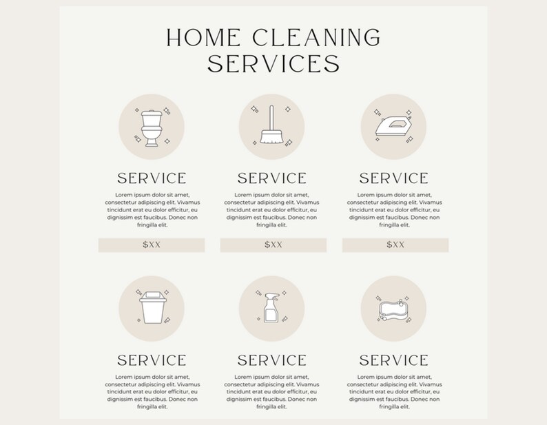 Cleaning Website Canva