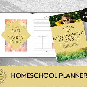 Customizable Homeschool Planner | Custom Study Planner | Printable Homeschooling Schedule