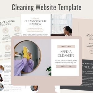 Cleaning Website Canva