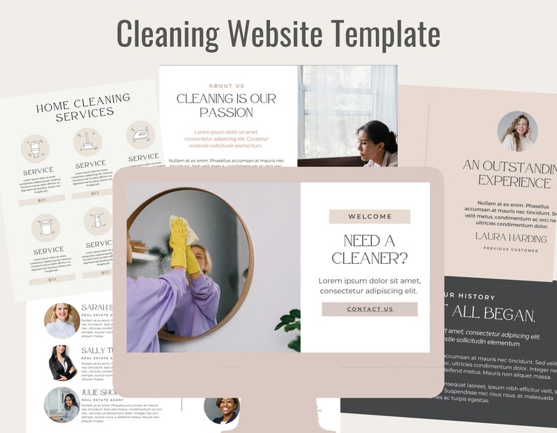 Cleaning Website Canva