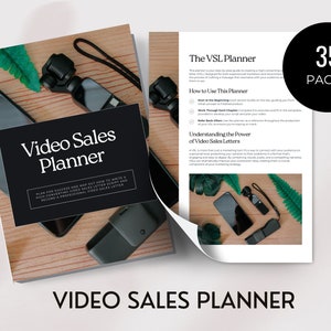 Planificador de cartas de ventas en vídeo/estrategia de marketing/herramienta de redacción publicitaria