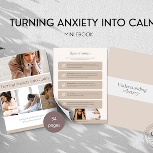 Anxiety Relief eBook | Mental Health Self-Help Guide | Self-Care Guide