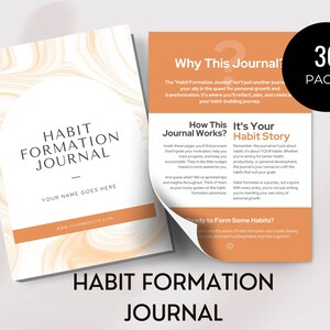 Habit Formation Journal - Mindfulness Tracker, Self-Improvement Diary