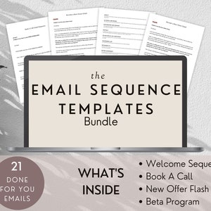 Email Marketing Template Kit for Coaches and Course Creators , Coaching Nurture Sequence, Sales Email Content, Welcome Email Template