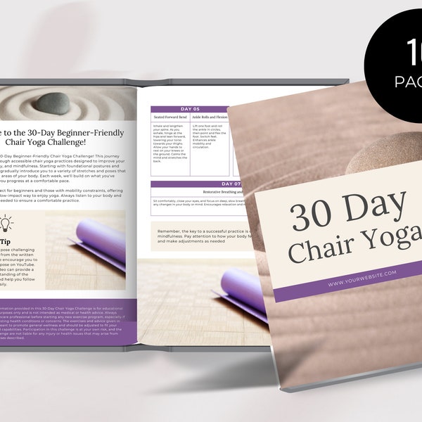 30 Days Chair Yoga | Chair Yoga Guide for Beginners | Gentle Exercise Routine