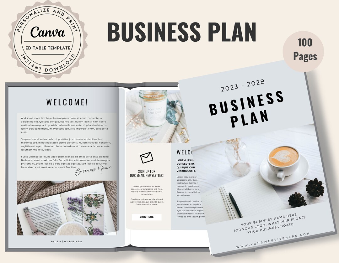 Life Coach Business Plan Template, Startup Coaching Plan for Small ...