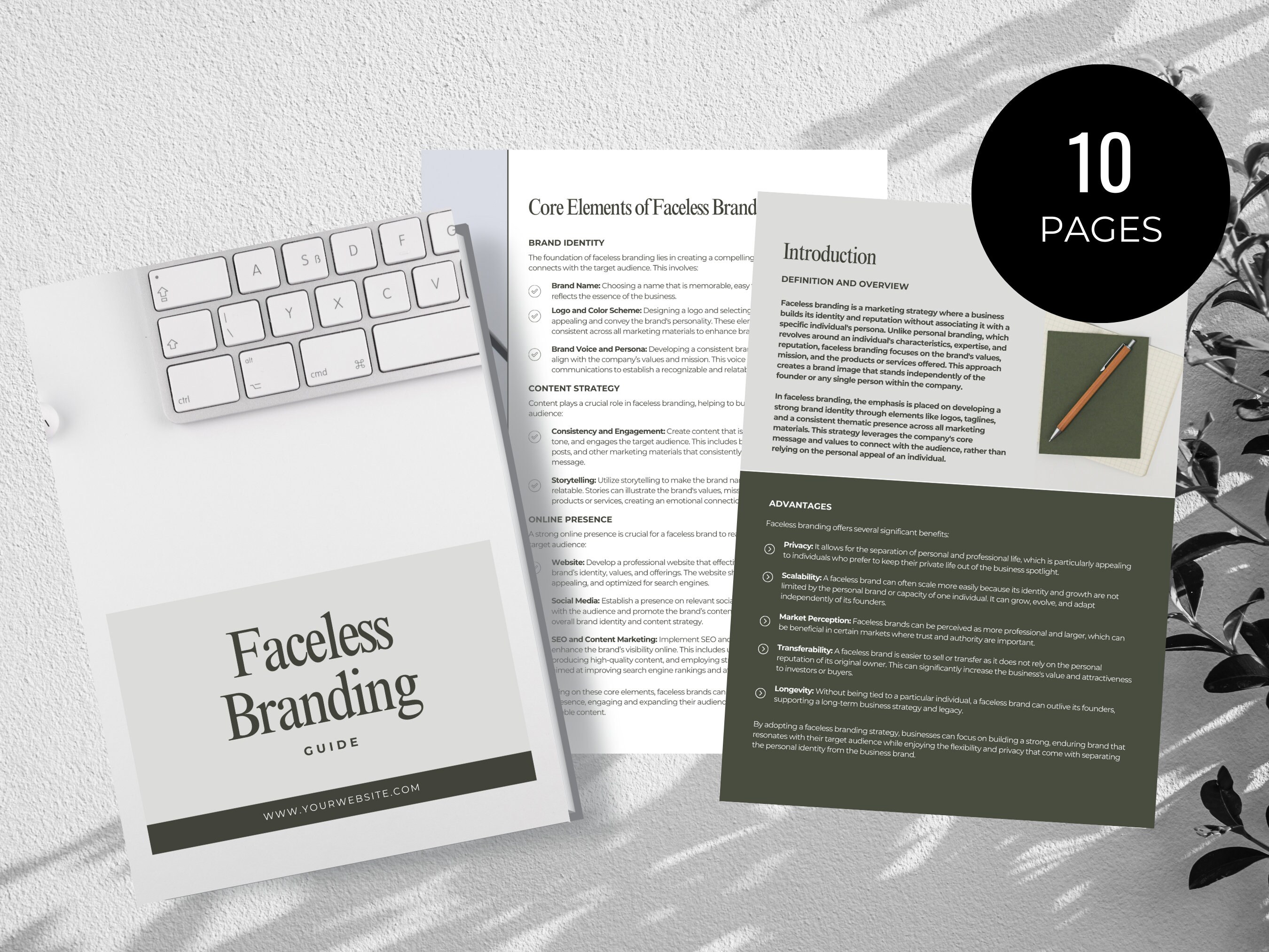 Faceless Branding Guide | Personal Branding Tips - Etsy