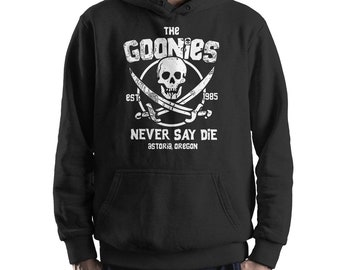 Goonies Never Say Die 1985 Hoodie and Sweatshirt, Unisex Sizes (blc-321)