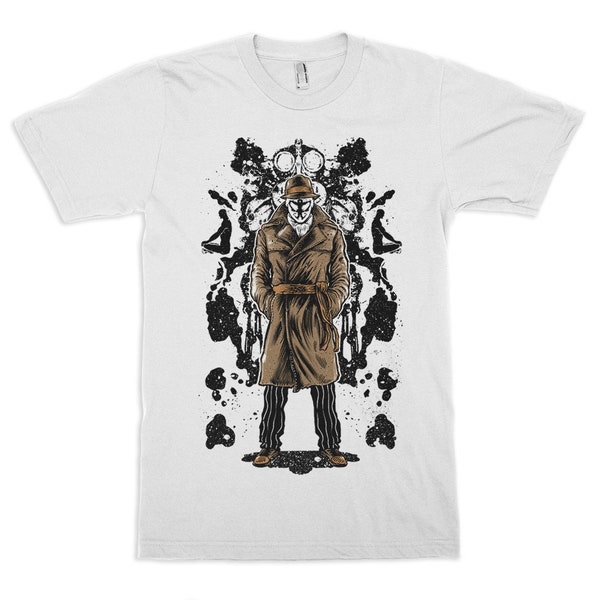 Watchmen Rorschach Art T-Shirt / Men's Women's Sizes / 100% Cotton Tee (blc-245)