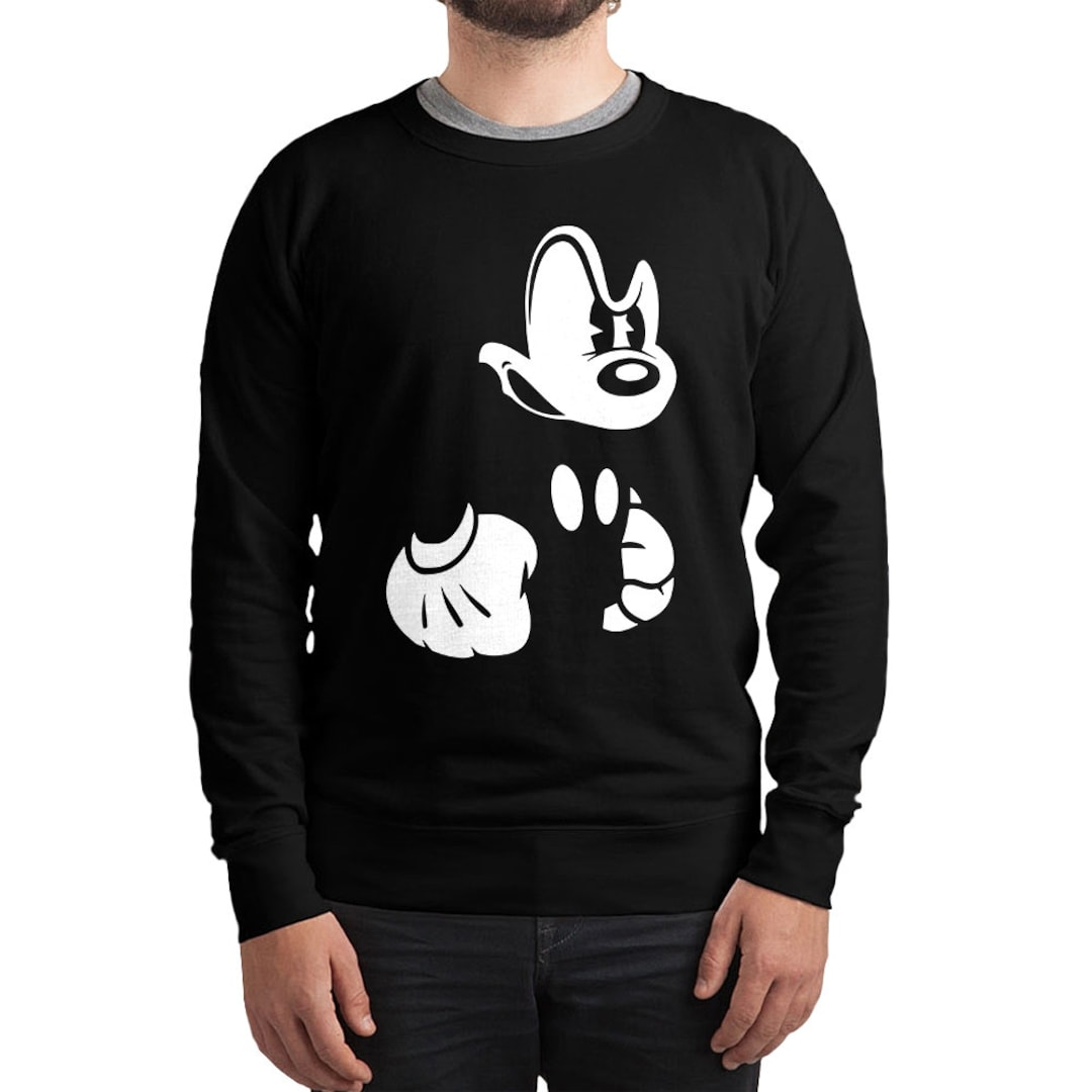 Angry Mickey Mouse Sweatshirt and Hoodie Unisex Sizes blc 202 Etsy