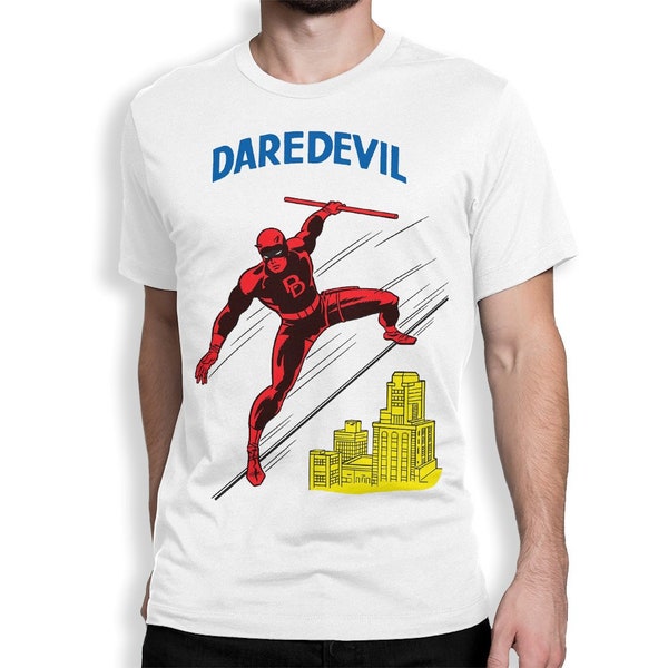 Daredevil Comics T-Shirt / Men's Women's Sizes / 100% Cotton Tee (blc-181)