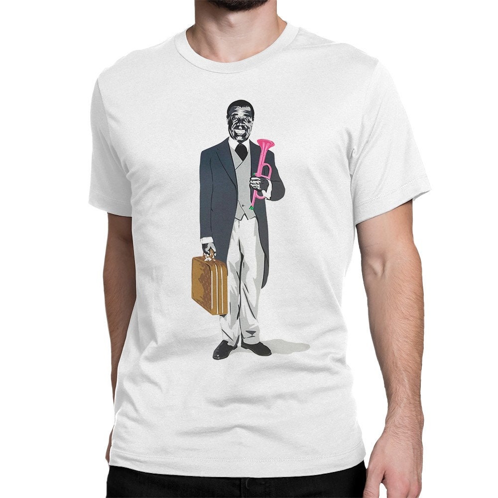 I Was Telling My Son About Louis Armstrong And He Said His Website T-Shirt  Active T-Shirt oversized t shirts blank t shirts