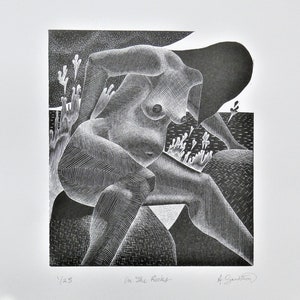 Original Wood Engraving Print