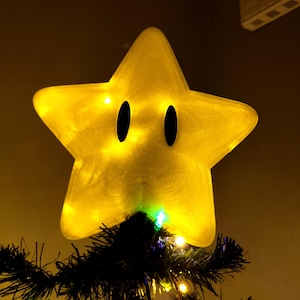 Super Mario Tree Topper - Custom 3D Printed