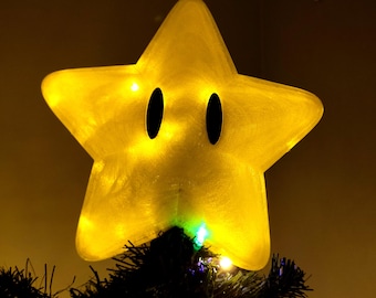 Super Mario Tree Topper - Custom 3D Printed