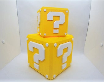 Super Mario Question Block – custom 3D Printed Gaming Decor