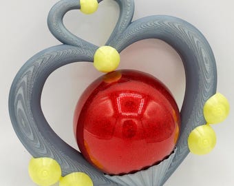Cuore di granato - Accessorio per cosplay di Plutone stampato in 3D