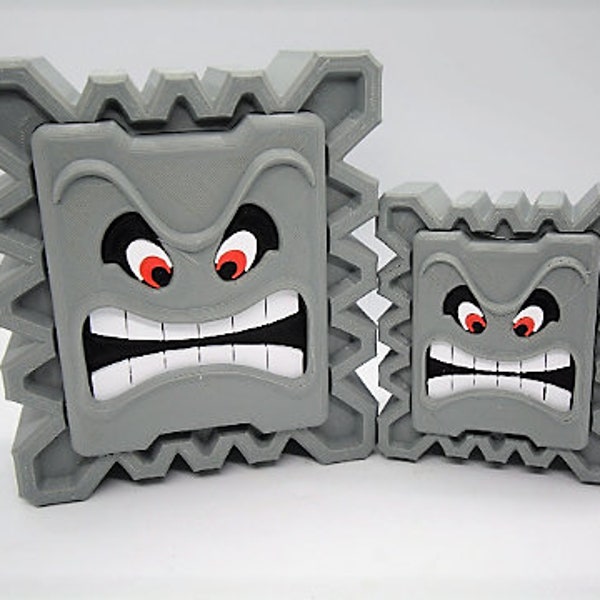 Fight Thwomp Thwomp Mario Can Crusher - Etsy