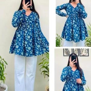 Girls Stylish Dress Casual Smocked Square Neck Dress Ruffle Tiered Floral printed Cotton beautiful Fashion Formal dress