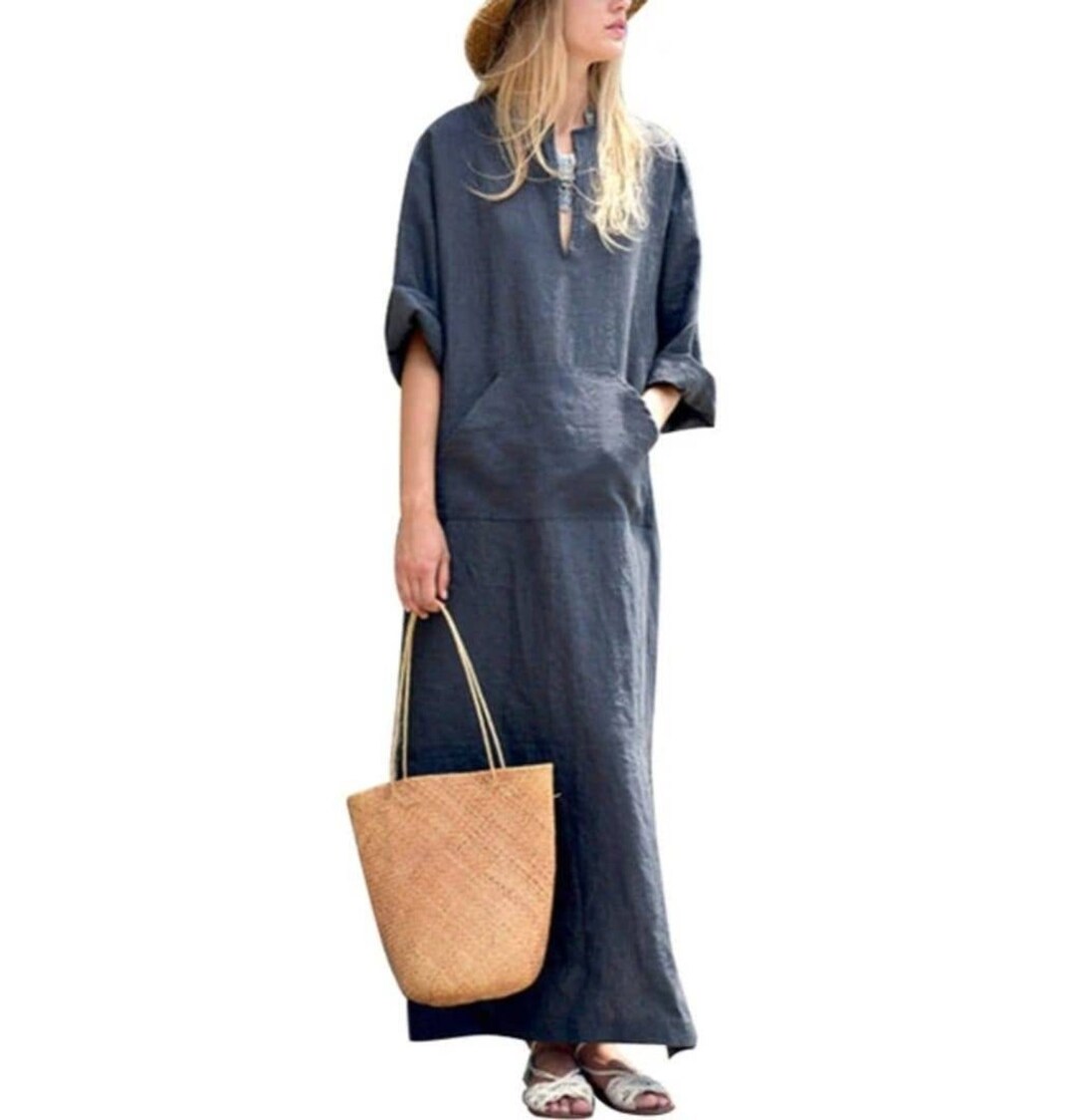 Nagda Heavy Linen Kaftan