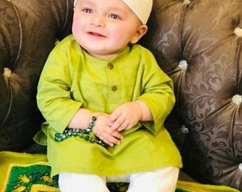 kids Kurta set Toddler kurta, (Solid ) - Desi Boy kurta, Indian Style, Perfect for Home, Baby Shower, Baby gift, boys kurta