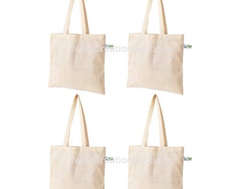 Carry bag Pack of 1/3/5/10/25/50/100/200 PC Plain Natural Cotton Shopping Tote Bags Eco Friendly Shoppers,Handmade bags -FREE SHIP