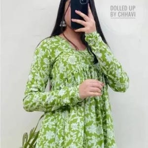 Ruffle Tiered Floral printed Cotton beautiful Fashion Formal dress Girls Stylish Dress Casual Smocked Square Neck Dress