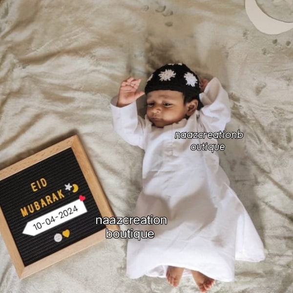 Baby abaya jubba Kids  (Solid ) - Desi Boy jubba, Indian Muslim boy Perfect for Home, Baby Pakistan dress