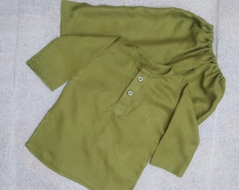 India Toddler kurta, Baby and Kids Kurta (Solid ) - Desi Boy kurta, Indian Style, Baby Shower, Perfect for Home, Baby gift, boys kurta set