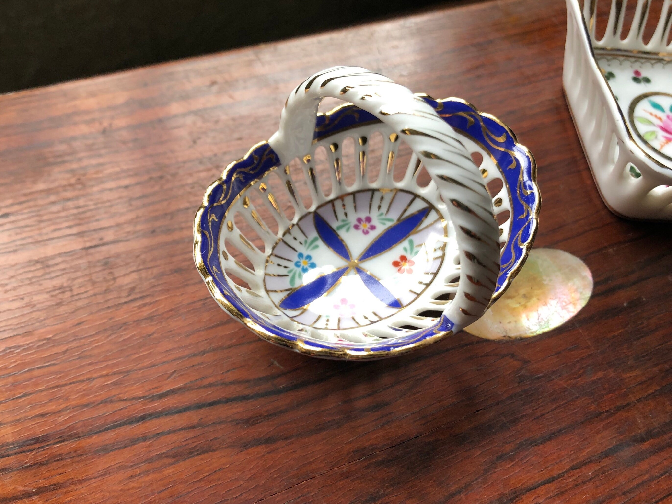 19世紀初頭の小さな装飾バスケット - Etsy 日本