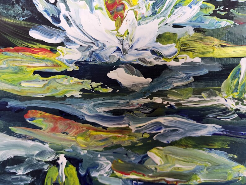 Acrylic Painting on Cardboard Cardboard Alexander Diener Art Etsy