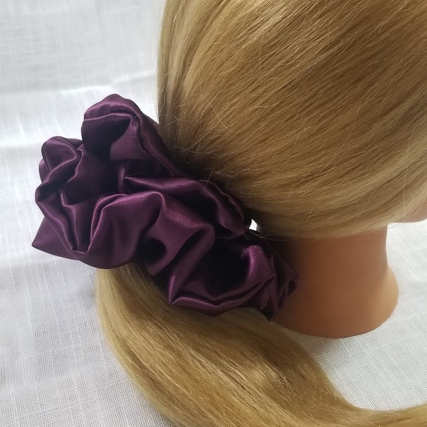 Satin Elastic Hair Scrunchie XXL