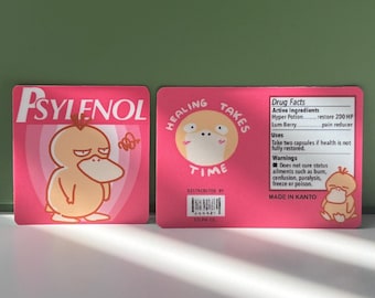 Psylenol Label Stickers (Stickers Only) – Travel Case & Pill Organizer Labels