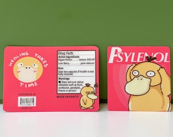 Psylenol Label Stickers (Stickers Only) – Travel Case & Pill Organizer Labels