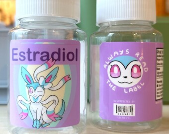 Pastillero de estradiol: estuche de viaje, contenedor de primeros auxilios y frasco de medicamentos