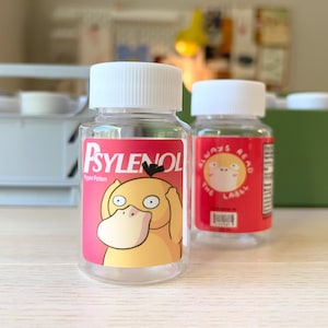 Psylenol Pill Bottle - Container - 80ml