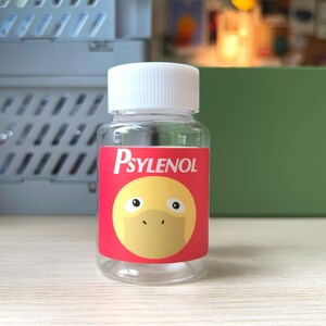 Psylenol Pill Bottle - Container - 80ml