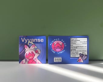 Vyvanse Label Stickers (Stickers Only) – Travel Case & Pill Organizer Labels