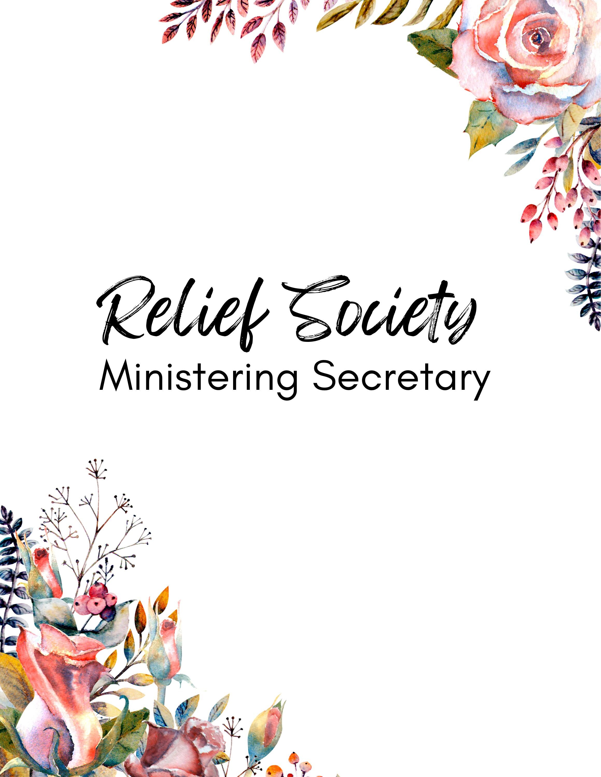 Relief Society Presidency Binders; Bundle; Printable Binder Fronts ...