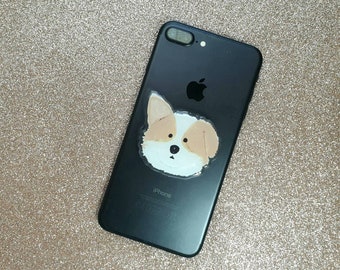 Cute Dog Phone Grip - Telescopic Rotation Griptok - Kawaii Phone Holder