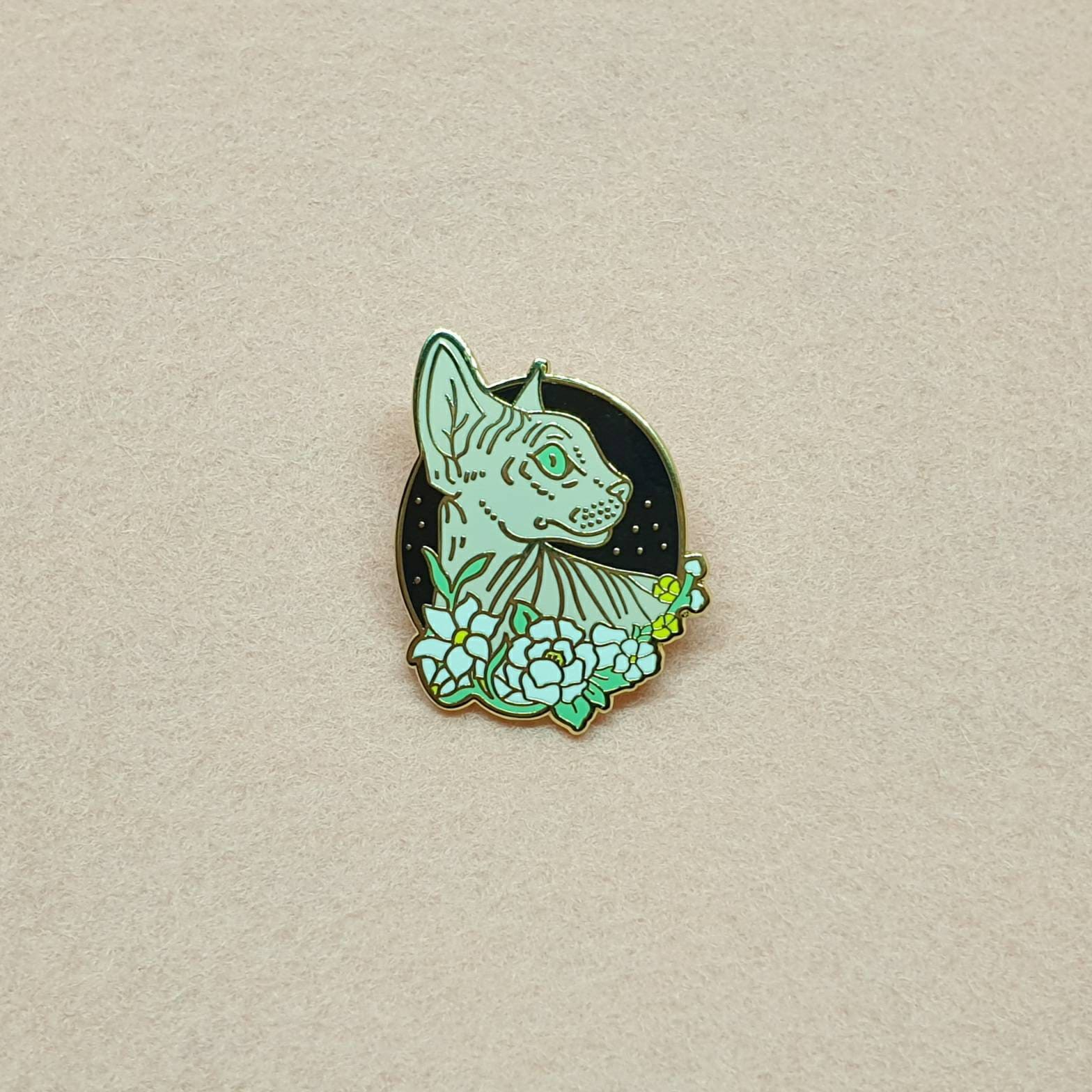 Jushmu Cutest Cat - Metal Enameled Pin